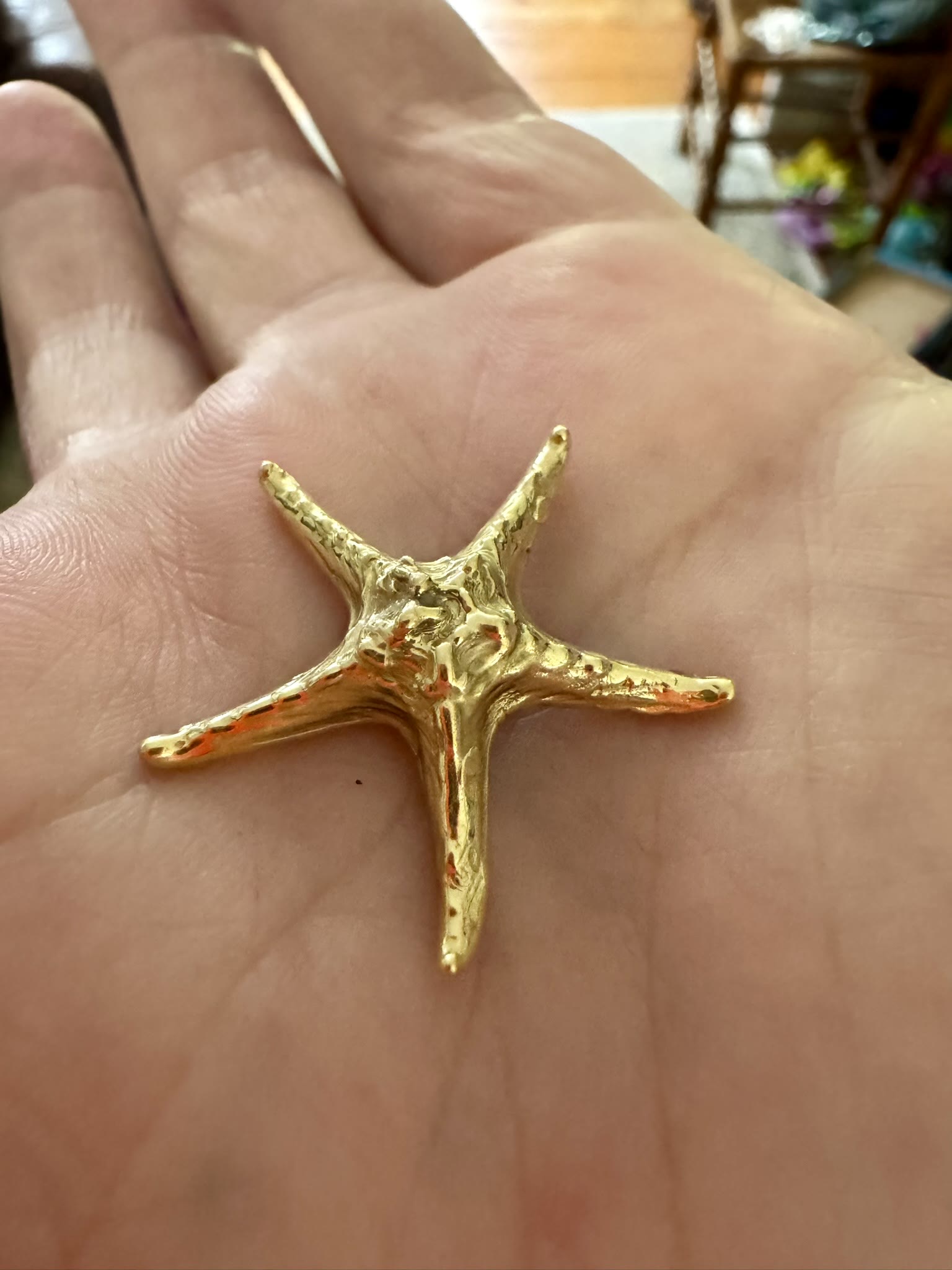 14K Gold Starfish