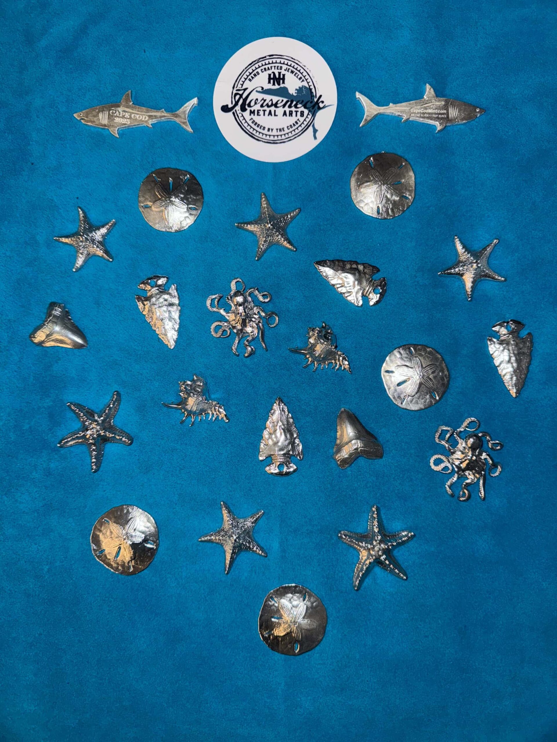 Solid Silver Sea Life & Arrowhead Castings